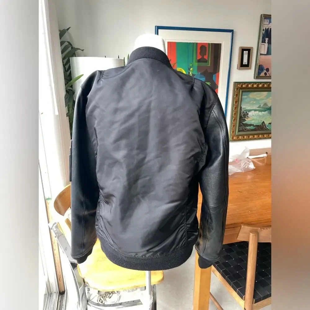 KATHARINE HAMNETT Black Bomber Jacket - Picture 4 of 15